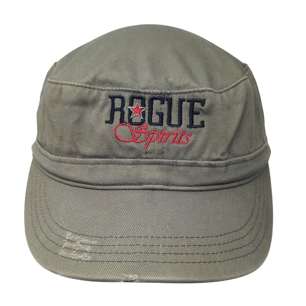 Rogue Spirits Strapback Cadet Army Cap Hat Green One Size District Threads